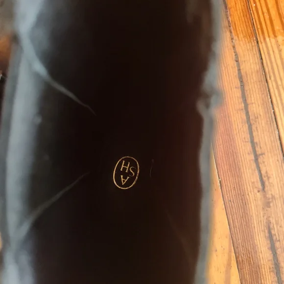 Ash Black Studded Heeled Boots - Picture 6 of 12